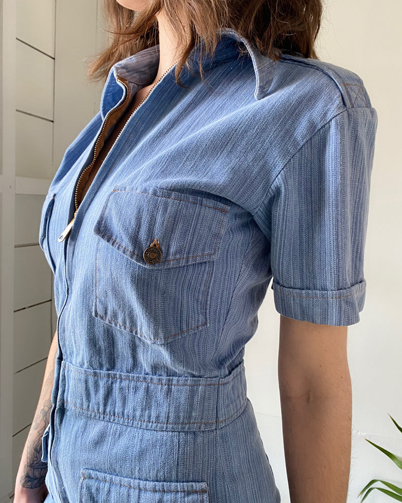Levi's SS HERITAGE JUMPSUIT Blue - Fast delivery | Spartoo Europe ! -  Clothing Jumpsuits Women 96,80 €